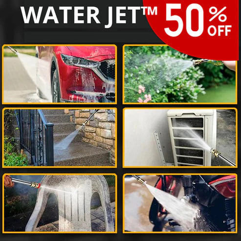 WaterJet™ - Aparat de Spălat cu Presiune + Geantă + Baterie EXTRA GRATUITĂ