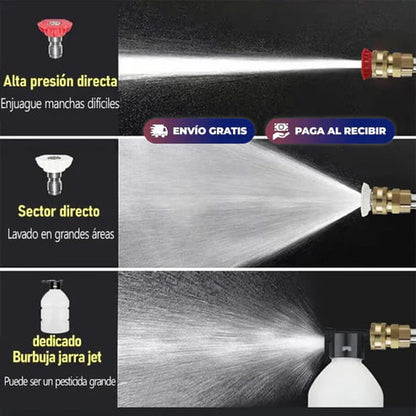 WaterJet™ - Aparat de Spălat cu Presiune + Geantă + Baterie EXTRA GRATUITĂ